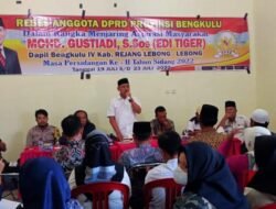 Edi Tiger, Janji Perjuangakan Aspirasi Masyarakat Lebong