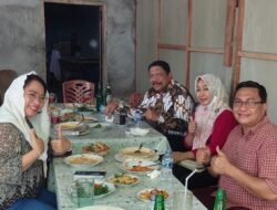 Silaturahmi Meja Makan BupatiMian Bersama Ketum Srikandi TP Sriwijaya Destita Khairilisani