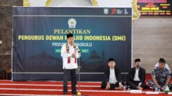 JK Lantik Sekda Hamka Jadi Ketua DMI Provinsi Bengkulu