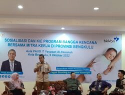 BKKBN Bersama Waka Komisi IX Sosialisasi dan KIE Program Bangga Kencana di Bengkulu