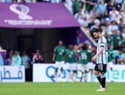 Tragis, Messi Belum Mampu Antar Argentina Kalahkan Arab Saudi