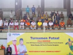 Meriahkan HUT ke 54 Provinsi Bengkulu, Futsal Antar OPD Perebutkan Piala Gubernur