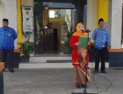 Upacara HUT Provinsi Bengkulu Ke 54 di Dinas TPHP