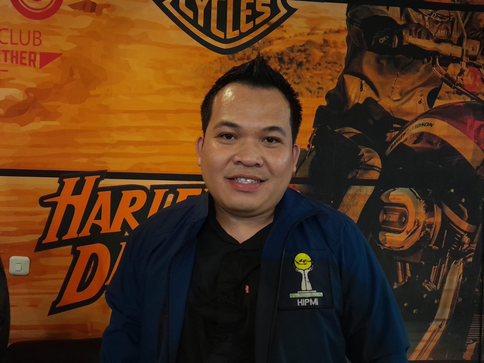 Foto. Hasnul Kasdi Radar Informasi News.Com - Ketua BPD HIPMI Provinsi Bengkulu Undang Sumbaga, Rabu (30/11).