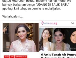 HUT Provinsi Ke 54, Ashanty Akan Pulang Kampung, Masih Keturunan Bengkulu Kata Netizen Ada Udang dibalik Batu