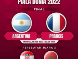 Argentina Menang Tipis Atas Prancis, Skor 2- 1 Prediksi Coach HW Final Piala Dunia Qatar 2022
