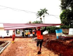 Meskipun Cuaca Ekstrem di Cianjur, Pembangunan Huntap Tetap Berjalan