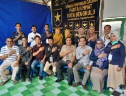 Lolos, Malam ini DPD Partai Ummat Kota Bengkulu, Gelar Silaturahmi Pengurus & Tasyakur