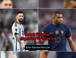 Final Babak Pertama, Argentina Unggul 2-0 Atas Prancis