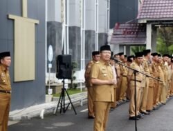 Apel Perdana 2023, Gubernur Rohidin Sampaikan Gerakan Berantas Buta Huruf Al Qur’an Bagi ASN