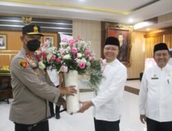 HUT Ke 53 Gubernur Rohidin Perkuat Sinergi, Terima Kunjungan Kapolda Bengkulu