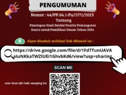 201 PPS Kota Terpilih, Ini Tugasnya Untuk Pemilu 2024