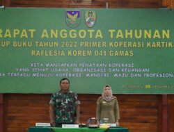 Danrem 041/Gamas Pimpin RAT Primkop Kartika Raflesia, Ini Pesannya