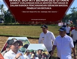 Wakil Bupati BU Ikut Pencanangan Gerakan Massal Pembuatan Biosaka Bareng Mentan