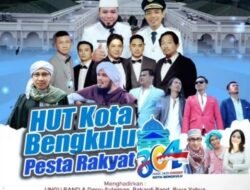 Besok Launching HUT 304 Kota Bengkulu, Lusa Walikota Helmi Hadirkan Ungu Band