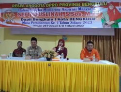 Reses, Sefty Yuslinah Jaring Aspirasi Warga Kelurahan Jalan Gedang dan Lempuing