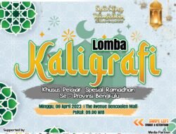 Meriahkan Bulan Suci Ramadhan, LKP RBC Bersama BenMall Gelar Lomba Kaligrafi Khusus Pelajar Se-Provinsi Bengkulu