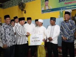 Sujono Dampingi Gubernur Bengkulu Serahkan Bantuan Mesjid di BU