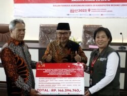 Sentra Dharma Guna Salurkan Bantuan ATENSI Untuk PPKS di Rejang Lebong