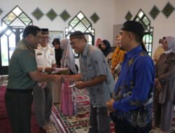 Danrem 041/Gamas Bagi Rasa Kebahagiaan Dan Kemenangan Di Hari Raya