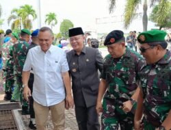 DANREM 041/GAMAS DAMPINGI PANGKOGABWILHAN 1 KUNKER DI PROVINSI BENGKULU