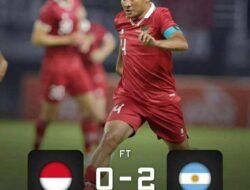 Main Setengah Lapangan, Tanpa Messi Argentina Kalahkan Indonesia 2-0