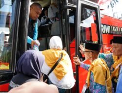 Kloter Pertama Jemaah Haji Bengkulu Berangkat ke Tanah Suci melalui Embarkasi Padang