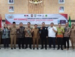 Rakor Pemberantasan Korupsi KPK di Pemerintah Provinsi Bengkulu