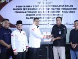 PKS Bengkulu, Serahkan Perbaikan Bacaleg, Target 1 Kursi DPR RI, 7 Kursi DPRD Provinsi