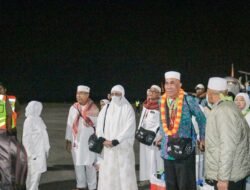Sekda Hamka Sambut Kepulangan 391 Jamaah Haji Bengkulu Kloter Pertama