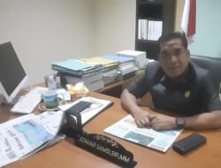 Terkait Tembok Stadion Mini Roboh, Edwar Samsi : Tadi Kadispora Provinsi Sudah Klarifikasi
