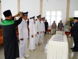Wabup Gustianto Lantik 4 Pjs Kades di Seluma