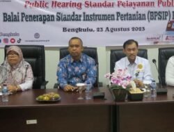 Semakin Dekat Dengan Masyarakat : BSIP Bengkulu Selenggarakan Public Hearing Standar Pelayanan Publik