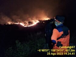 Faktor Angin Bikin Api Yang Bakar TN Gunung Ciremai Jadi Sulit dipadamkan