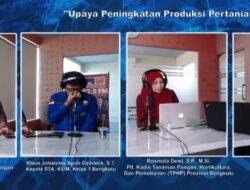 Dialog Bersama di RRI, Plt Kadis TPHP Provinsi Pastikan Upaya Peningkatan Produksi Pertanian di Bengkulu