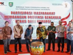 Gubernur Rohidin Harapkan Peran Aktif Masyarakat Bangun Provinsi Bengkulu Bebas Dari Korupsi