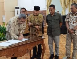 Disaksikan Gubernur Bengkulu, 18 Pelaku Usaha Pertambangan Teken Komitmen Bersama