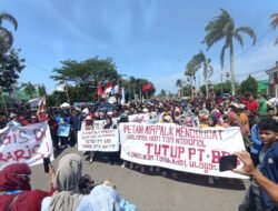 Geruduk Kantor Gubernur, Petani dan Mahasiswa Sampaikan 10 Tuntutan Di Hari Tani Nasional