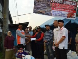 PKS Peduli, Bantu Warga RL Yang Tertimpa Musibah Kebakaran