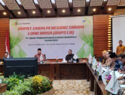 RUPS Luar Biasa Bank Bengkulu, Beni Harjono Ditetapkan Dirut BB
