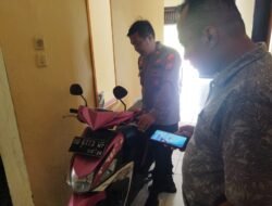 Polsek Taba Penanjung Temukan Motor Curian Di Semak