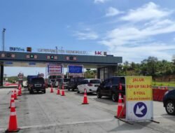 HINGGA OKTOBER 2023, RATA-RATA LEBIH DARI 210.000 KENDARAAN PER HARI MELINTAS DI JALAN TOL HK, TOL BENGKULU-TABA PENANJUNG 1500 KENDARAAN