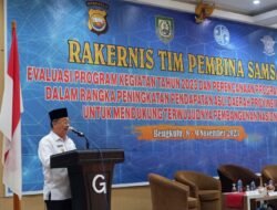 Evaluasi Program 2023, Rencanakan Program 2024 Tim Pembina Samsat Rakernis Guna Dongkrak PAD