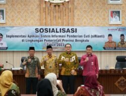 Hore Pemprov Bengkulu Luncurkan Aplikasi SiRianti, ASN Cuti Bisa Lebih Mudah