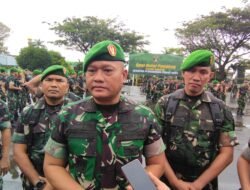 Apel Gelar Pasukan dibawah Guyuran Hujan, Korem 041/Gamas Siap Amankan Pemilu 2024
