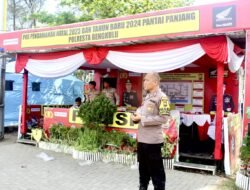 Tingkatkan Kenyamanan Wisatawan, Pos Terpadu Nataru Pantai Panjang Mulai Berdiri