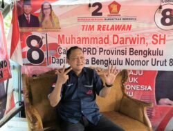 Muhammad Darwin Caleg Gerindra Untuk DPRD Provinsi Dapil Kota Bengkulu, Siap Berjuang Demi Rakyat