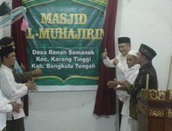 Musholla Al-Muhajirin Renah Semanek Jadi Mesjid