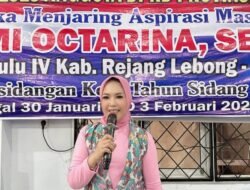 Reses Sekretaris Komisi IV, Zulasmi Octarina di Rejang Lebong dan Lebong