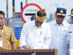 Presiden Jokowi Resmikan Tol Indrapura – Lima Puluh dan Tebing Tinggi